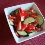 HCG Strawberry Cucumber Salad