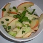 HCG Apple Cucumber Mint Salad