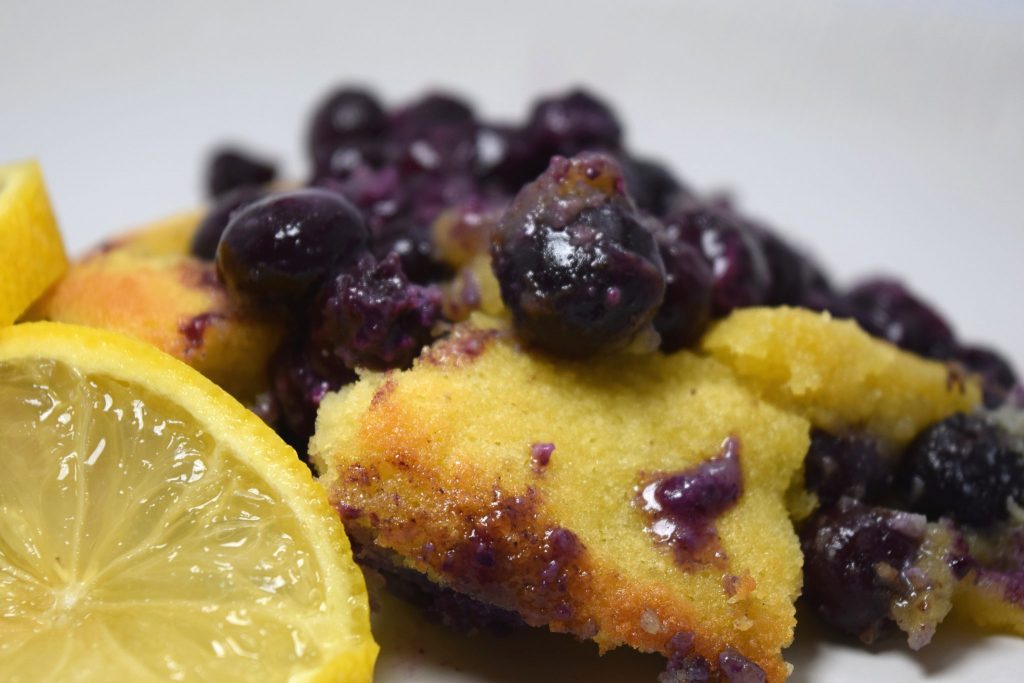HCG Blueberry Cobbler