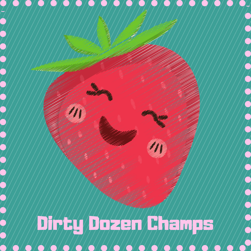 Strawberries: Dirty Dozen Champs