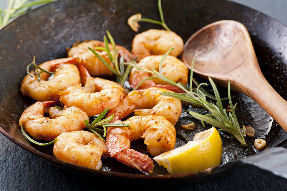 Keto-friendly Shrimp Scampi