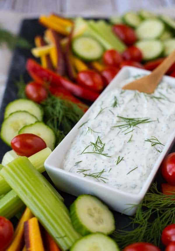 Garden Veggie Dill Dip