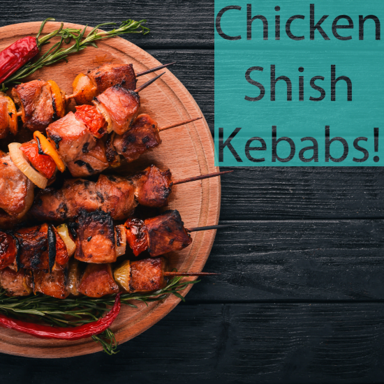 MD Diet Program Approved Chicken Shish Kebabs