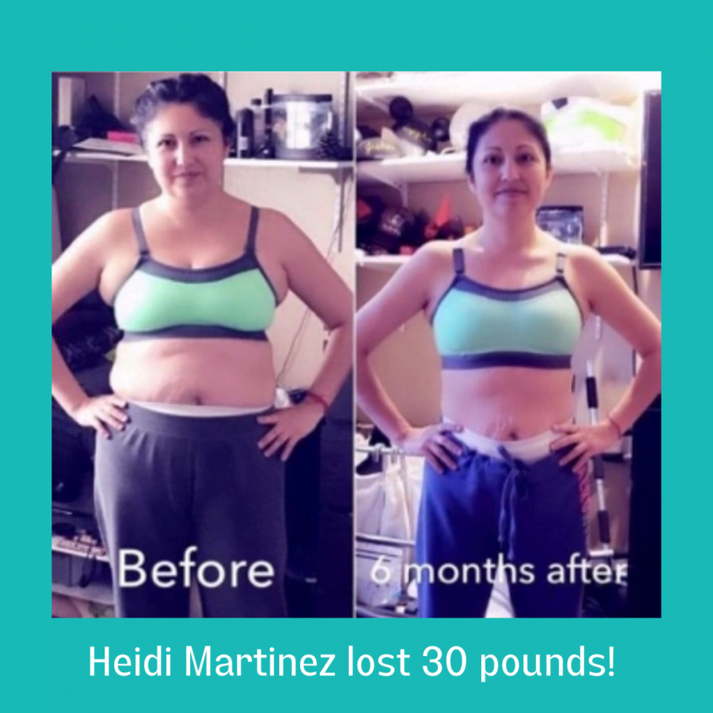 Heidi Martinez Lost 30 Pounds Through MD Diet!