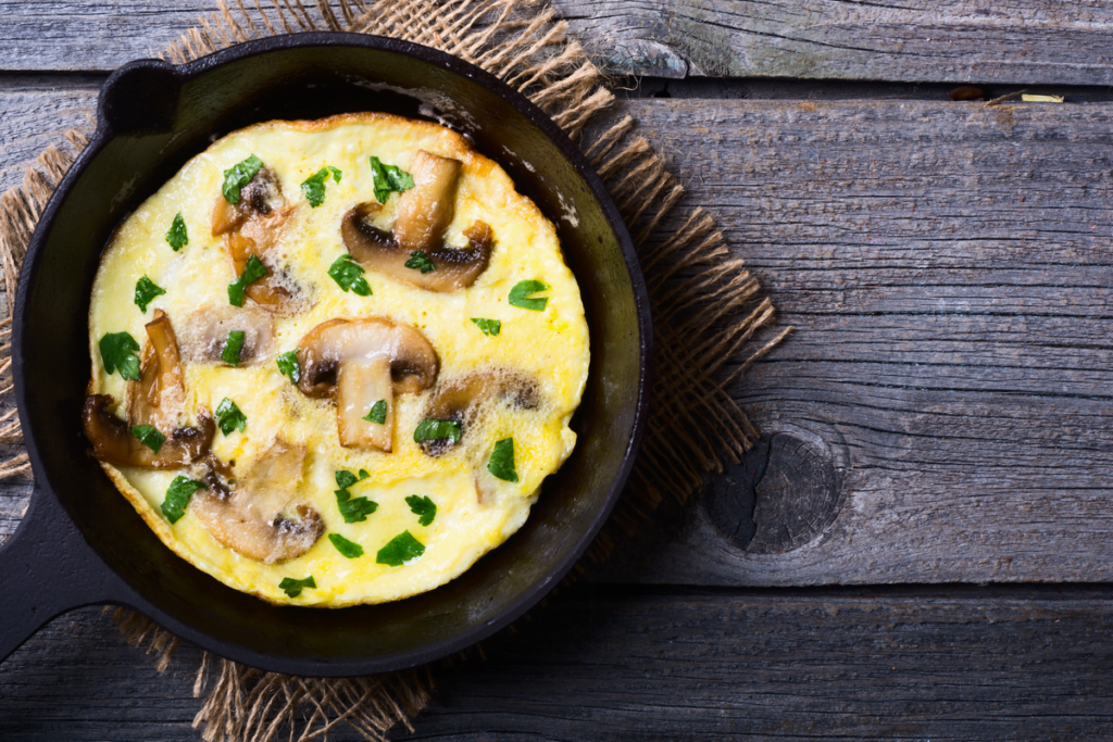 Egg-cellent Keto Omelet with Mushrooms & Cheese