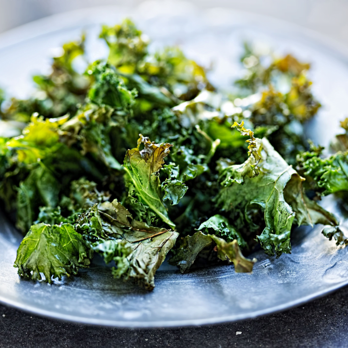 Keto Recipe: baked kale chips