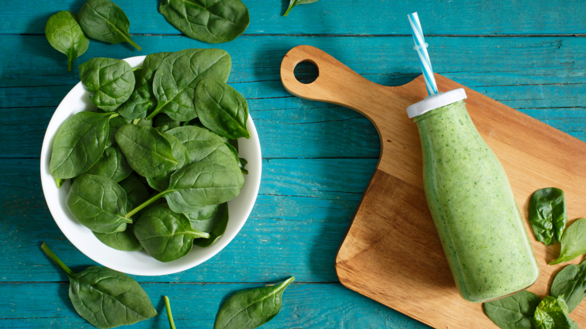 Get Your Greens and Protein Fix with this Creamy Avocado Spinach Shamrock Shake